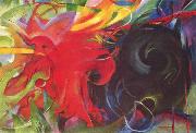 Franz Marc Fighting Forms (mk34) oil painting reproduction
